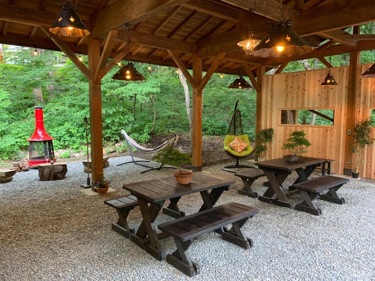 Kizuna Lodge & Bbq Centre Hakuba Kültér fotó